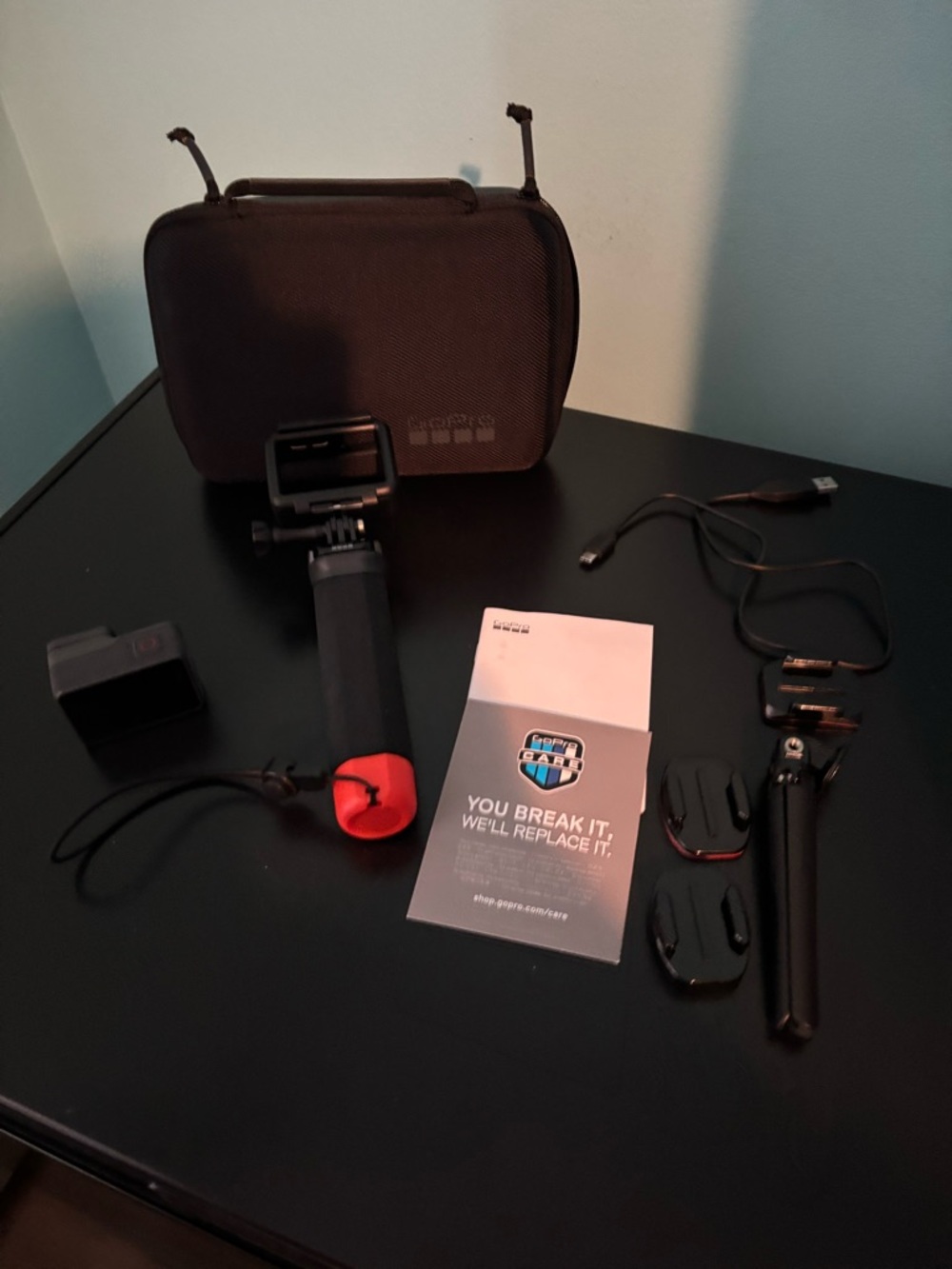 GoPro Hand Grip Floaty with Accessories (Black/Red)